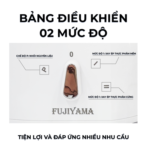  Máy Ép Trái Cây Đa Năng Fujiyama JE900 4 Trong 1 Công Suất 500W Cối 1.5L