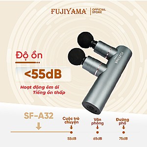 Máy Massage Cầm Tay Fujiyama SF-A32 - Động Cơ Kép - Hợp Kim Nhôm Cao Cấp