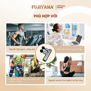 Máy Massage Cầm Tay Fujiyama SF-A32 - Động Cơ Kép - Hợp Kim Nhôm Cao Cấp
