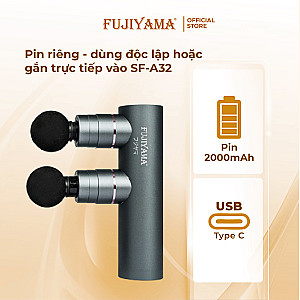 Combo Máy Massage Cầm Tay Fujiyama SF-A32 và 2 đầu nóng lạnh