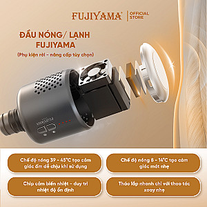 Combo Máy Massage Cầm Tay Fujiyama SF-A32 và 2 đầu nóng lạnh