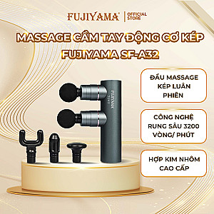 Máy Massage Cầm Tay Fujiyama SF-A32 - Động Cơ Kép - Hợp Kim Nhôm Cao Cấp