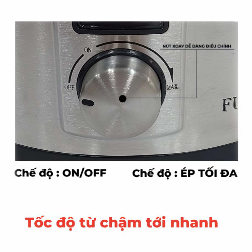  Máy Ép Trái Cây Fujiyama JE962 - Thân Thép Không Gỉ - Công Suất 1000W