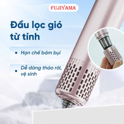 Máy Sấy Tóc Tinh Dầu FUJIYAMA H103 - Công Nghệ I-ON âm, Viên Tinh Dầu Dưỡng Tóc