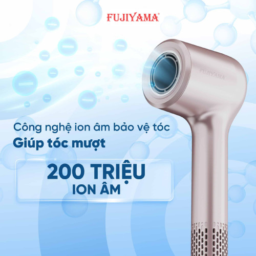 Máy Sấy Tóc Tinh Dầu FUJIYAMA H103 - Công Nghệ I-ON âm, Viên Tinh Dầu Dưỡng Tóc