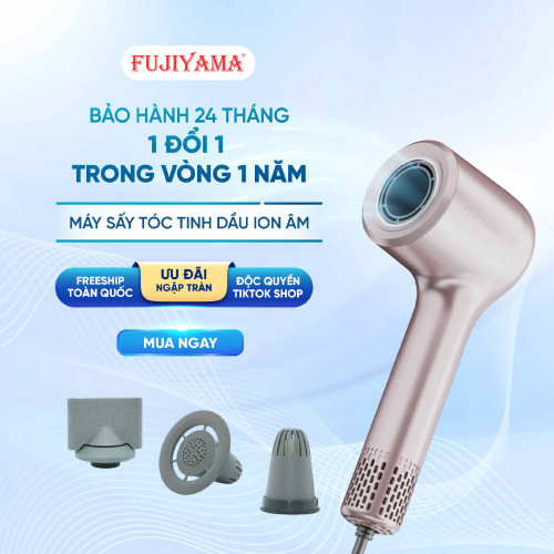 Máy Sấy Tóc Tinh Dầu FUJIYAMA H103 - Công Nghệ I-ON âm, Viên Tinh Dầu Dưỡng Tóc