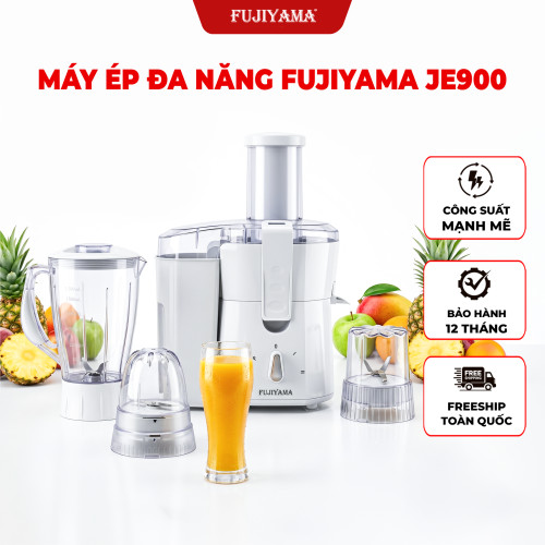 Máy Ép Trái Cây Đa Năng Fujiyama JE900 4 Trong 1 Công Suất 500W Cối 1.5L