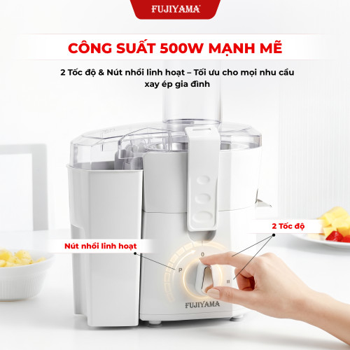 Máy Ép Trái Cây Đa Năng Fujiyama JE900 4 Trong 1 Công Suất 500W Cối 1.5L