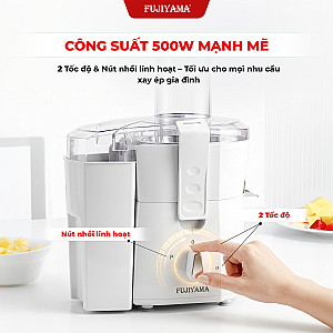 Máy Ép Trái Cây Đa Năng Fujiyama JE900 4 Trong 1 Công Suất 500W Cối 1.5L