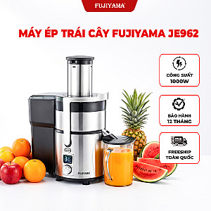 Máy Ép Trái Cây Fujiyama JE962 - Thân Thép Không Gỉ - Công Suất 1000W