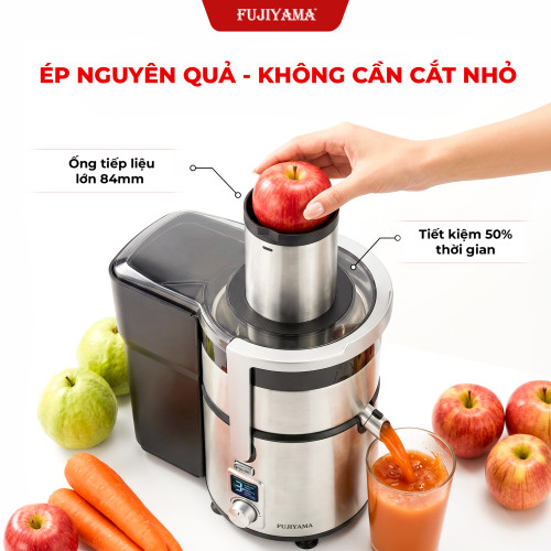 Máy Ép Trái Cây Fujiyama JE962 - Thân Thép Không Gỉ - Công Suất 1000W