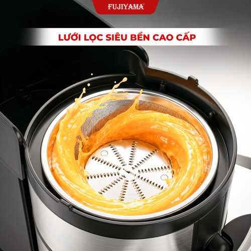 Máy Ép Trái Cây Fujiyama JE962 - Thân Thép Không Gỉ - Công Suất 1000W