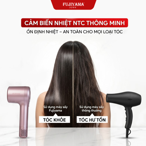 Máy Sấy Tóc Tinh Dầu FUJIYAMA H103 - Công Nghệ I-ON âm, Viên Tinh Dầu Dưỡng Tóc
