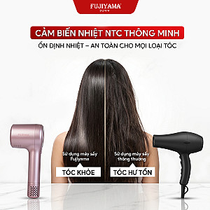 Máy Sấy Tóc Tinh Dầu FUJIYAMA H103 - Công Nghệ I-ON âm, Viên Tinh Dầu Dưỡng Tóc