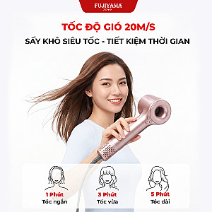 Máy Sấy Tóc Tinh Dầu FUJIYAMA H103 - Công Nghệ I-ON âm, Viên Tinh Dầu Dưỡng Tóc