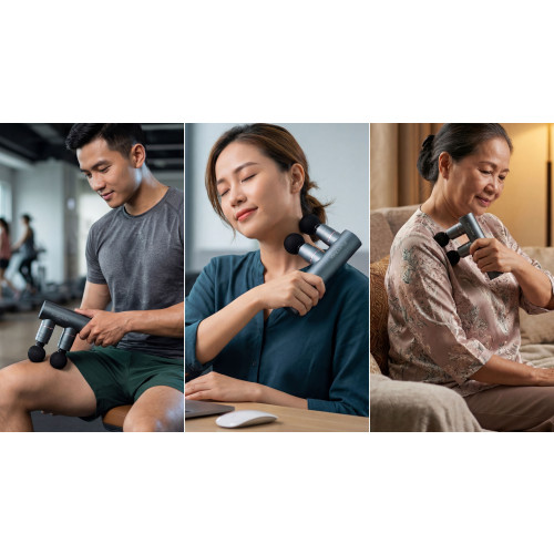 Máy Massage Cầm Tay Fujiyama SF-A32 - Động Cơ Kép - Hợp Kim Nhôm Cao Cấp